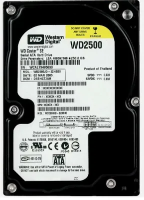 Produktbild von Western Digital WD2500 250GB SATA HDD