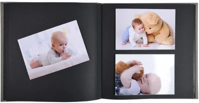 Image de Album photo Zephire 29x32cm 60 pages gris Paquet de 2