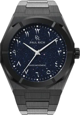 Produktbild von Paul Rich PR-45222 Herrenuhr Star Dust II Midnight 43mm 5ATM