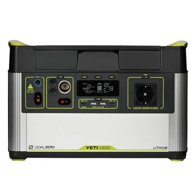 Immagine prodotto di Goal Zero Yeti 1000X Lithium Nickel Manganese Cobalt Oxide (LiNMC) Nero, Argento