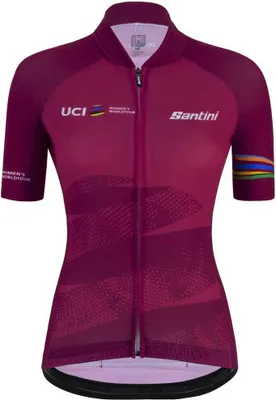 Produktbild von Santini Uci World Tour Eco Kurzarm-radtrikot Lila 2XS Frau Lila 2XS