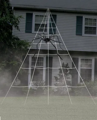 Produktbild von Giant Spider Web Außendekoration 5x5 Meter als Halloween Dekoration
