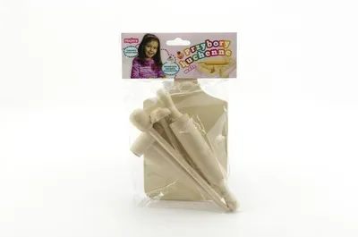 Obrázek produktu pro Kuchyňské nádobí prkénko, váleček, palička dřevo 23cm