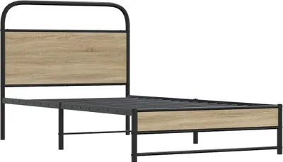 Immagine prodotto di Giroletto senza Materasso Rovere Fumo 107x203 cm in Truciolato