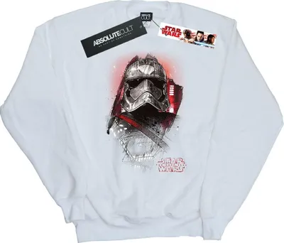Produktbild von Star Wars - "The Last Jedi" Sweatshirt für Herren BI46275 (S) (Weiß)