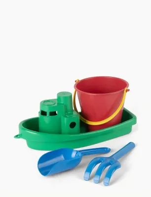 Obrázok produktu pre Sada hračiek Dantoy Boot 251431, zelená, vyrobená z recyklovaných materiálov, 4-dielna, ekologická.