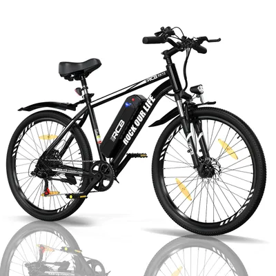 Produktbild von RCB E Bike RK15,Elektrofahrrad 26 Zoll mit 10.4Ah 36V Lithium-Akku,Elektrofahrrad für Erwachsene für Damen und Herren,7-Gäng,Reichweite bis zu 35-90Km