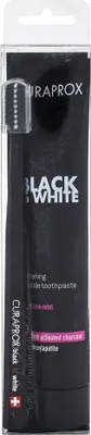 Image de Curaprox Black Is White Set brosse à dents dentifrice 90ml