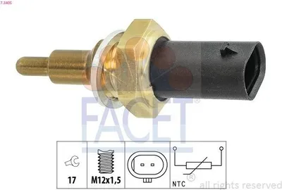 Produktbild von FACET 7.3405 Kühlmitteltemperatursensor für BMW 3 Touring (E91) 3 Limousine (E90) 5 Touring (F11) 1 Schrägheck (F20) 3 Touring (F31)