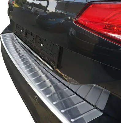 Zdjęcie produktu dla Matowa osłona zderzaka ze stali nierdzewnej pasująca do VW Golf 7 Variant | 2013-2017