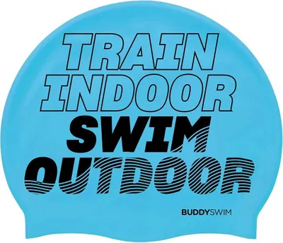 Produktbild von Buddyswim Tso Badekappe Blau  Blau One Size