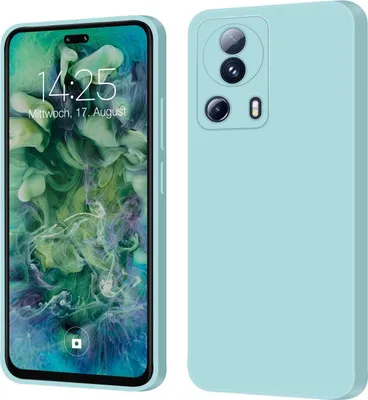 Produktbild von Hülle für Xiaomi 13 Lite 5G Case Cover Bumper Silikon Softgrip Schutzhülle Farbe: Hellblau