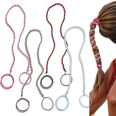 200 Haargummis + 15 Mini-Haarspangen Set – Elastische Haarbänder Mehrfarbig Für Frauen & Mädchen
