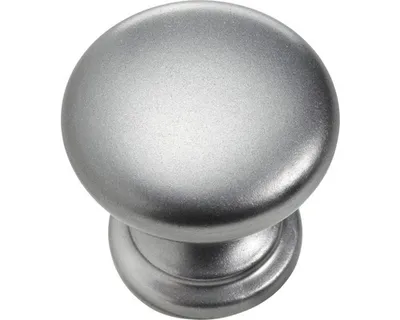 Produktbild von Hettich Möbelknopf Kunststoff grau Ø 25,0 mm - 1 Stück