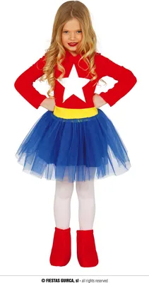 Obrázek produktu pro Dětský kostým Supergirl - Superholka - velikost 7-9 let