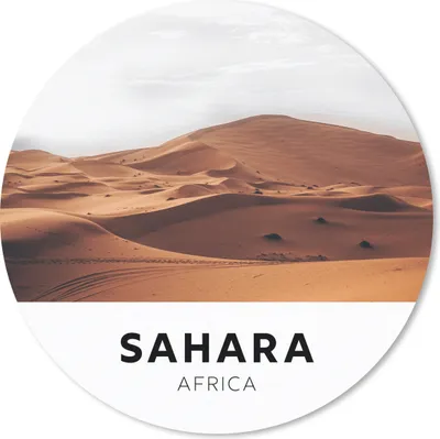 Produktbild von MuchoWow® Mauspad Mousepad Afrika - Sand - Natur 40x40 cm - Mousepads - Maus Mat - Pad - Mausunterlage - Schreibtisch Accessoires