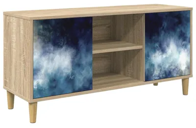 Obrázek produktu pro vidaXL TV stolek RAALTE, 102 x 33 x 50 cm, Imitace dřeva Sonoma