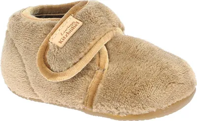Produktbild von Living Kitzbühel Babyklettschuh Samt unifarben Timeless Taupe Größe EU 28