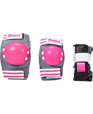 Image de Protection pour patins, ensemble de 3 pièces, couleur rose, taille unique