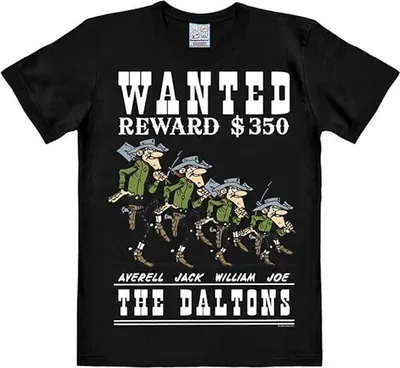 Produktbild von Lucky Luke T-Shirt The Daltons (schwarz) 4XL