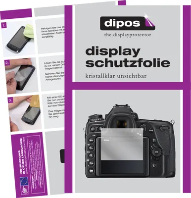 Produktbild von 2x Schutzfolie für Nikon D780 klar Displayschutzfolie Folie Display Schutz dipos