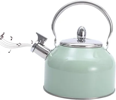 Produktbild von Pfeifkessel, 3L Edelstahl Pfeifkessel, Pfeifkessel Teekanne Pfeifkessel, für Gasherd, Elektro und Keramik