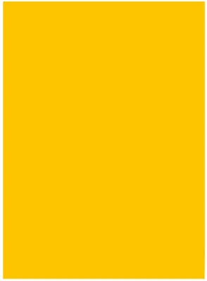Produktbild von folia 6315 - Tonpapier goldgelb, DIN A3, 130 g/qm, 50 Blatt - zum Basteln und kreativen Gestalten von Karten, Fensterbildern und für Scrapbooking