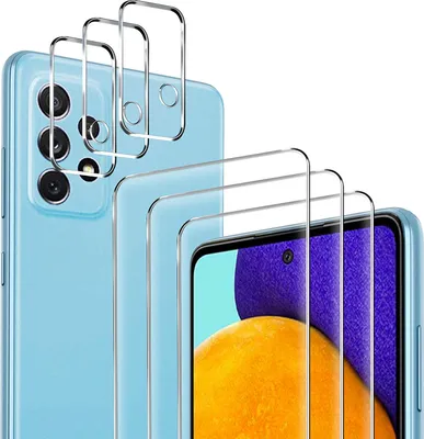 Produktbild von 3X Schutzglas ( Display + Kamera ) für Samsung Galaxy A52 / A52 5G Display Schutz Panzerfolie 9H