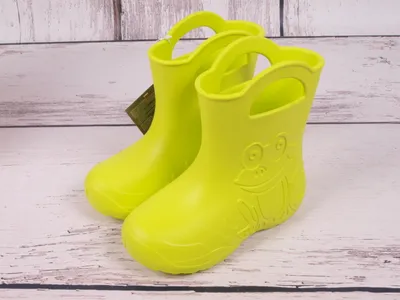 Obrázek produktu pro Dívčí holínky do deště Camminare frog lime