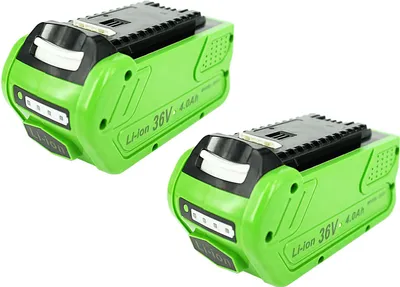 Produktbild von 2Pcs PowerSmart Akku 36V/40V / 4000mAh fš¹r Greenworks 20202 22262 24252 25312 29252 29282 29302 29462