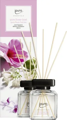 Produktbild von ipuro ESSENTIALS flower bowl, Duftflasche, Schilfaroma-Diffusor, 0,2 l