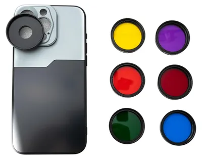 Immagine prodotto di Set di filtri colorati da 37 mm per iPhone 15 Pro Max