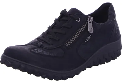 Image de Rieker Damen Halbschuhe Schwarz - Extra Weit