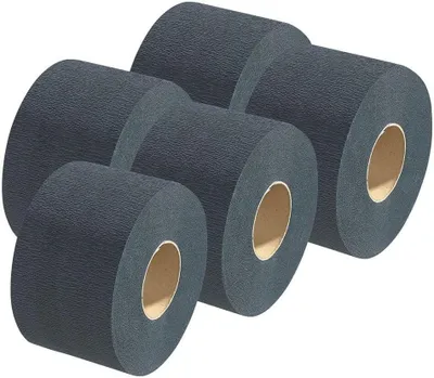 Produktbild von 5 Rollen von Barbury's mit schwarzem Kreppkragen