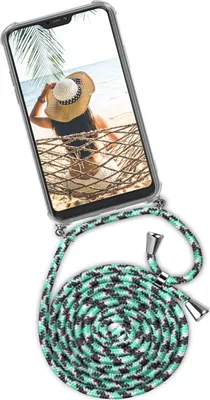 Produktbild von TWIST-Case + TWIST-Cord für Xiaomi Mi A2, Farbe:Seashell (Silber)