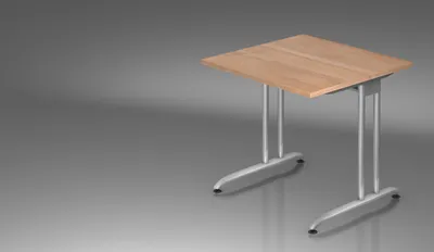 Produktbild von Schreibtisch Nussbaum 800x800 mm