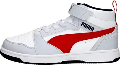 Image de Puma Puma Rebound V6 Mid AC PS Klittenband Hoog - Lichtgrijs - Maat 30
