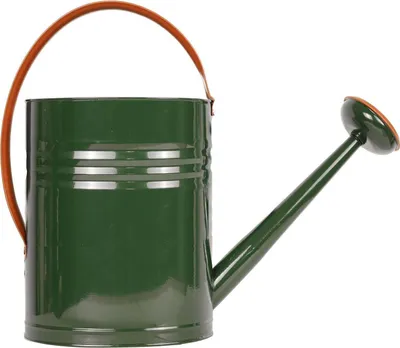 Obrázek produktu pro Mary's Garden Supplies Oválná kovová konev o objemu 10 l, zeleno-červená barva