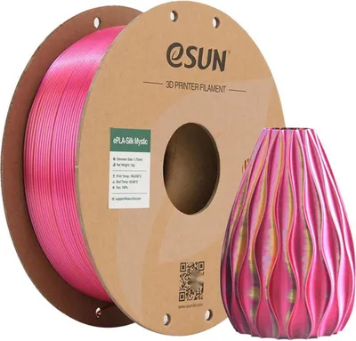 Image de eSUN ePLA-Silk Mystic 1kg Or Rouge Vert