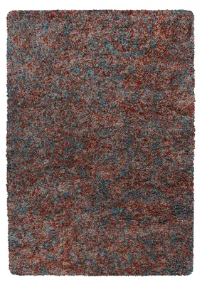 Produktbild von Hochflor Teppich Enrico Läufer, Farbe: Terrakotta, Größe:80x150 cm