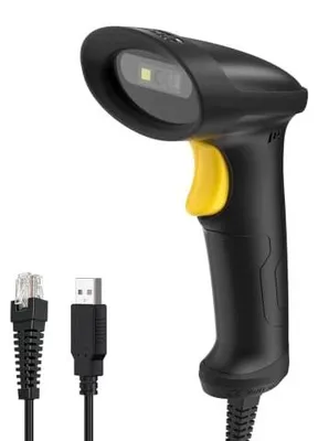 Zdjęcie produktu dla Skaner kodów kreskowych 1D 2D qr USB ręczny do windows macos android