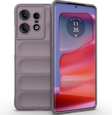 Immagine prodotto di Custodia per Motorola Edge 50 Pro Custodia morbida in silicone TPU antiurto antiscivolo Viola