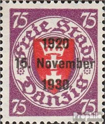 Produktbild von Briefmarken Danzig 1930 Mi 229 gestempelt Aufdruckausgabe