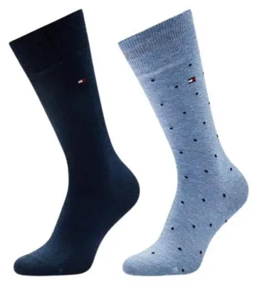 Produktbild von Tommy Hilfiger - Socken für Herren (2er-Pack) NA1116 (44,5 EU - 47 EU) (Blau/Marine)