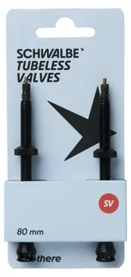 Produktbild von Schwalbe Tubeless Ventil 80mm (2er Set) - Extra langes Ventil für hohe Felgen...