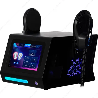 Image de HI-EMT EMS - Appareil de remodelage corporel - Stimulateur musculaire - 6500 W - 15 Tesla - 200 Hz - 2 sondes - Prise EU 110 V