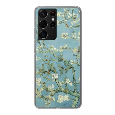 Produktbild von MuchoWow® Handyhülle Schutzhülle Hülle für Samsung Galaxy S21 Ultra Mandelblüte - Van Gogh - Kunst Silikon Softcase Handy Hülle - Mobiltelefon