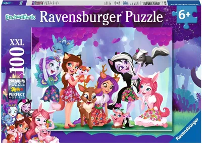 Image de RAVENSBURGER 10945 Puzzle pour enfants Enchantimals, Amis unis