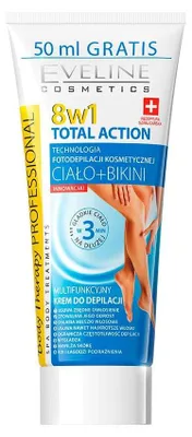 Produktbild von Eveline Cosmetics Body Therapy Professional – feuchtigkeitsspendende, beruhigende Enthaarungscreme