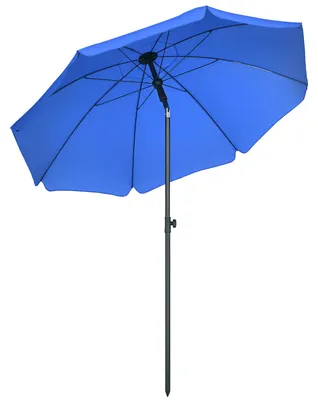 Produktbild von Strandschirm, Sonnenschirm, mit Belüftungsöffnungen, verstellbare Neigung, UV50+ Ø1,80, Blau